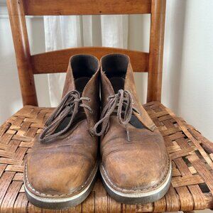 Clarks Brown Leather Desert Boot Men's Size US 11
